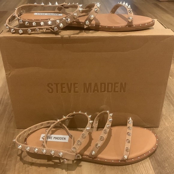 Steve Madden Transport Studded Strappy Sandal - Picture 5 of 9